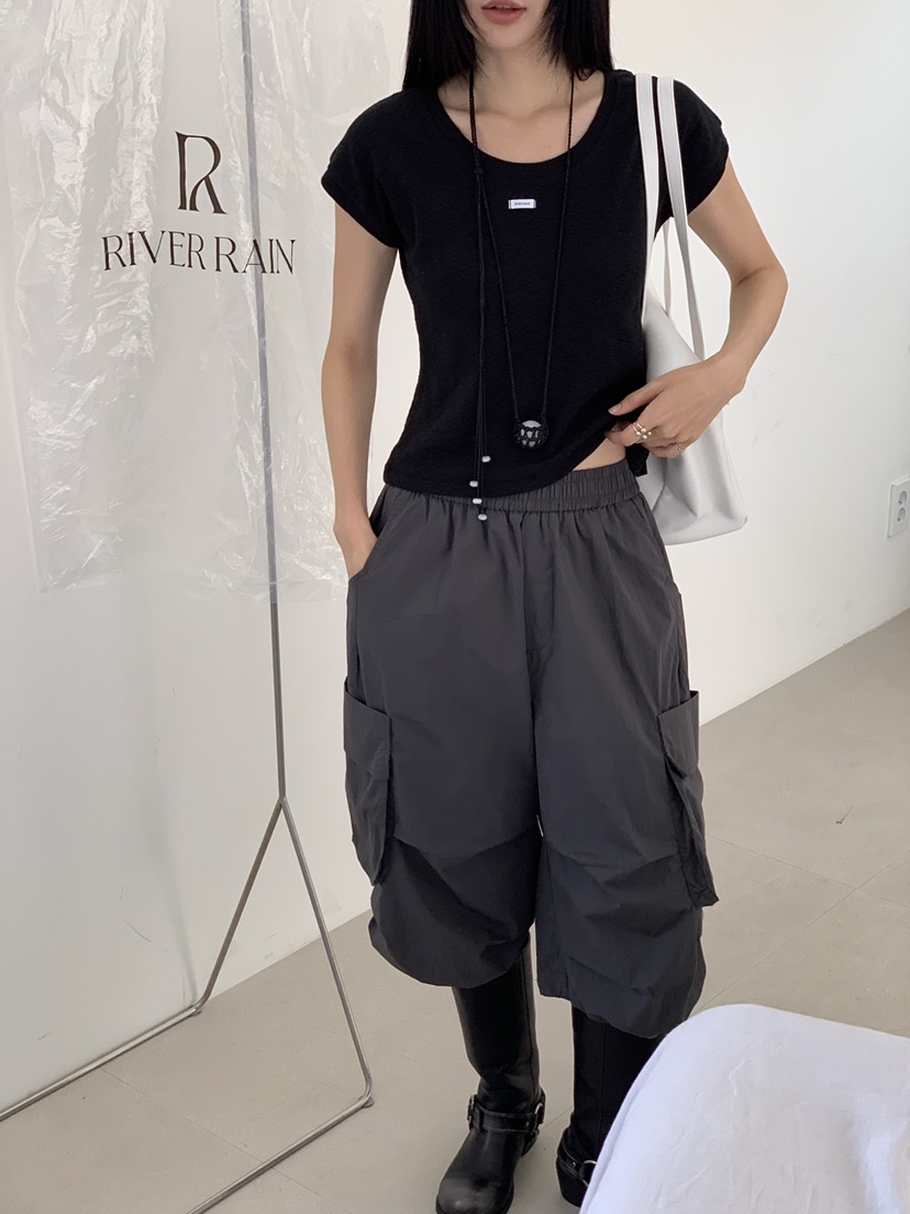 RIVER RAIN東大門直郵女士新款真品休閑26春夏人氣時尚T恤RIVER RAINT恤