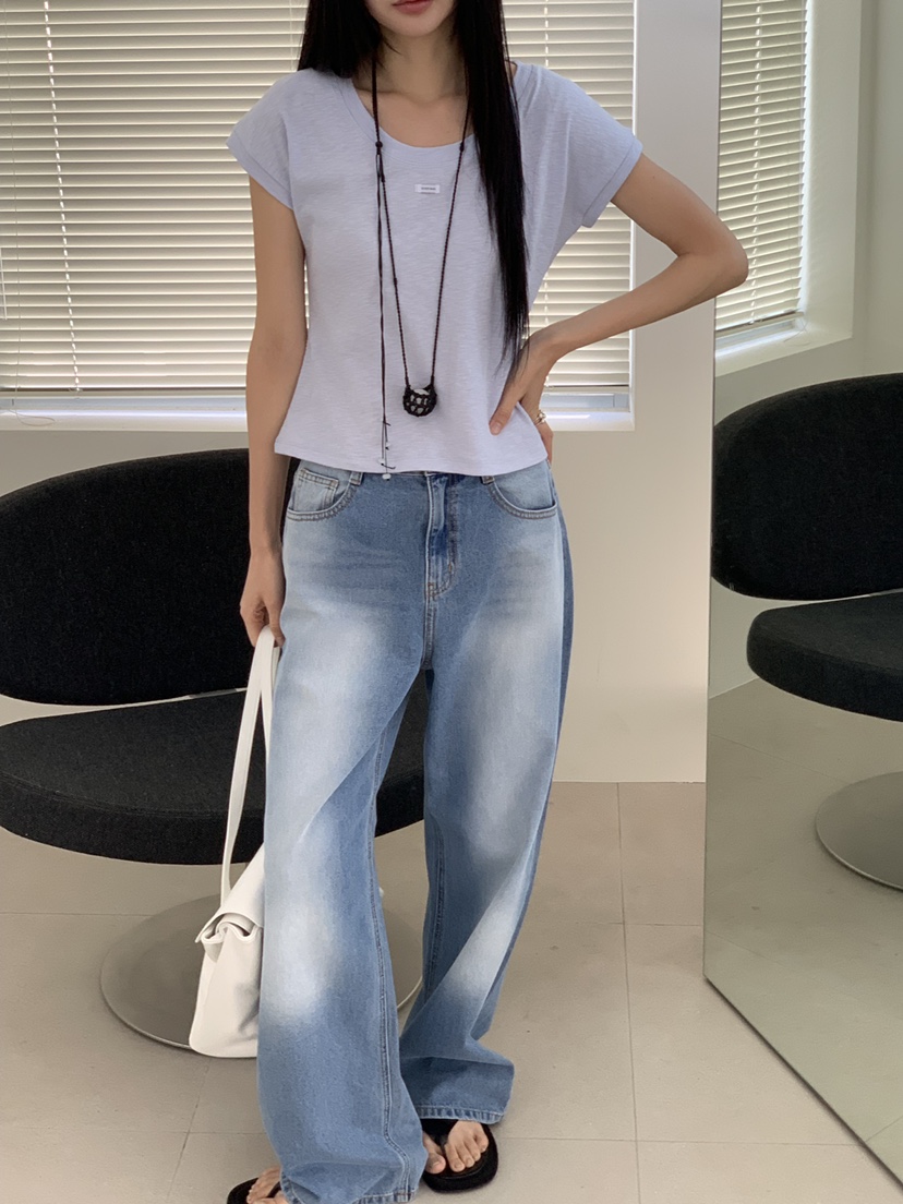 RIVER RAIN東大門直郵女士新款真品休閑26春夏人氣時尚T恤RIVER RAINT恤