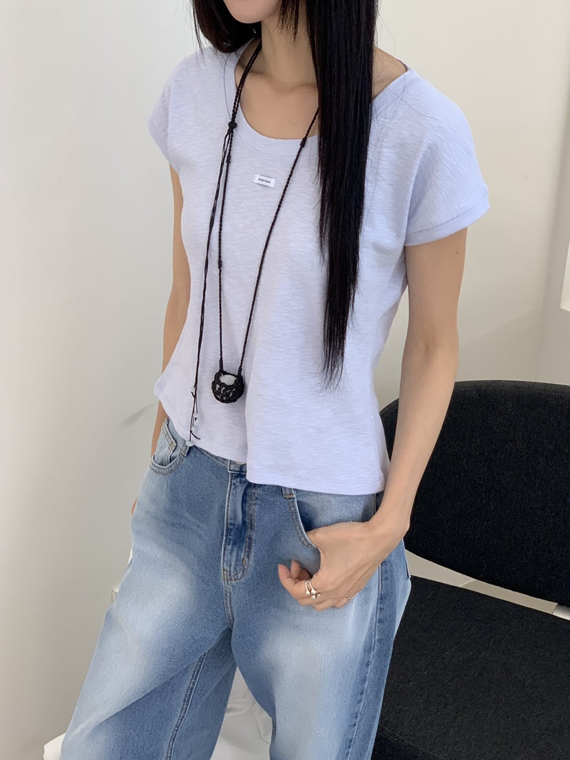 RIVER RAIN東大門直郵女士新款真品休閑26春夏人氣時尚T恤RIVER RAINT恤