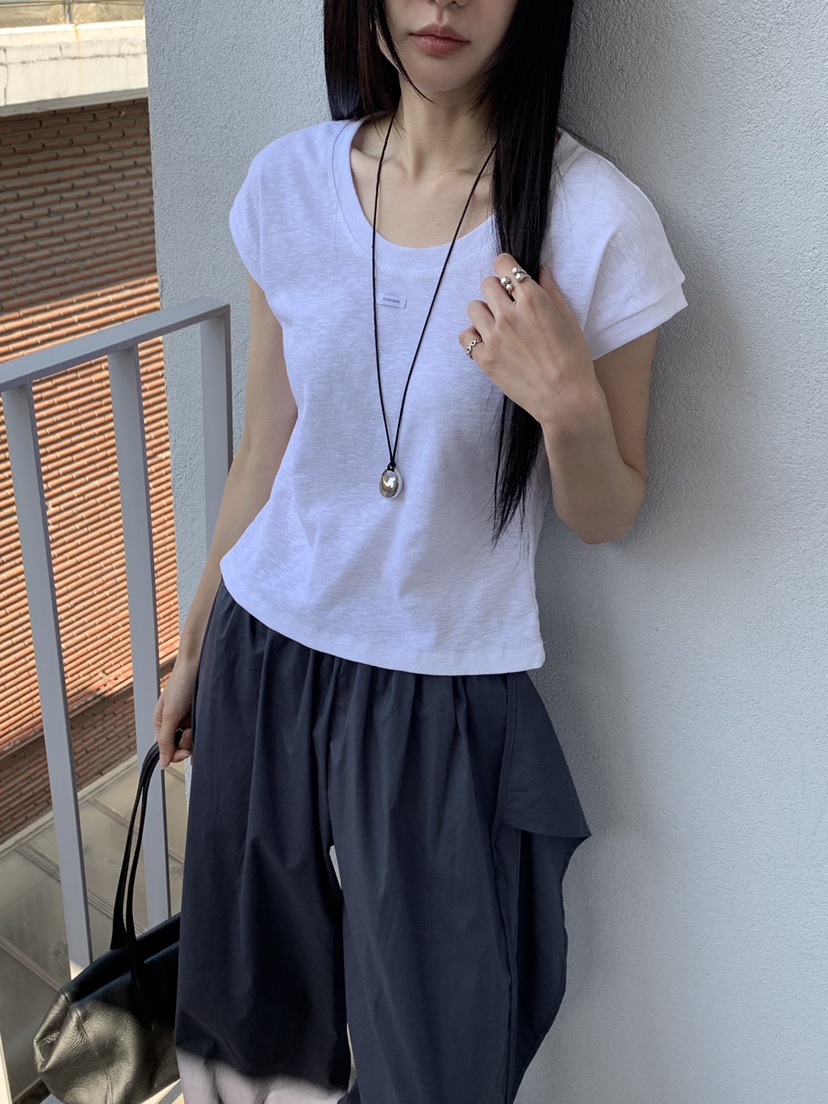 RIVER RAIN東大門直郵女士新款真品休閑26春夏人氣時尚T恤RIVER RAINT恤