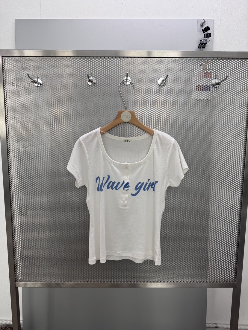 HUE/ERIA韓國東大門直郵女士新品推薦熱賣職業人氣26春夏T恤HUE/ERIAT恤圖色1