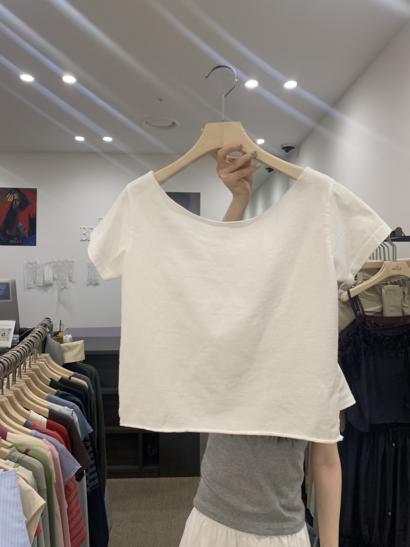 BRELLIN韓國代購女裝新品休閑推薦26夏季熱賣職業時尚T恤BRELLINT恤