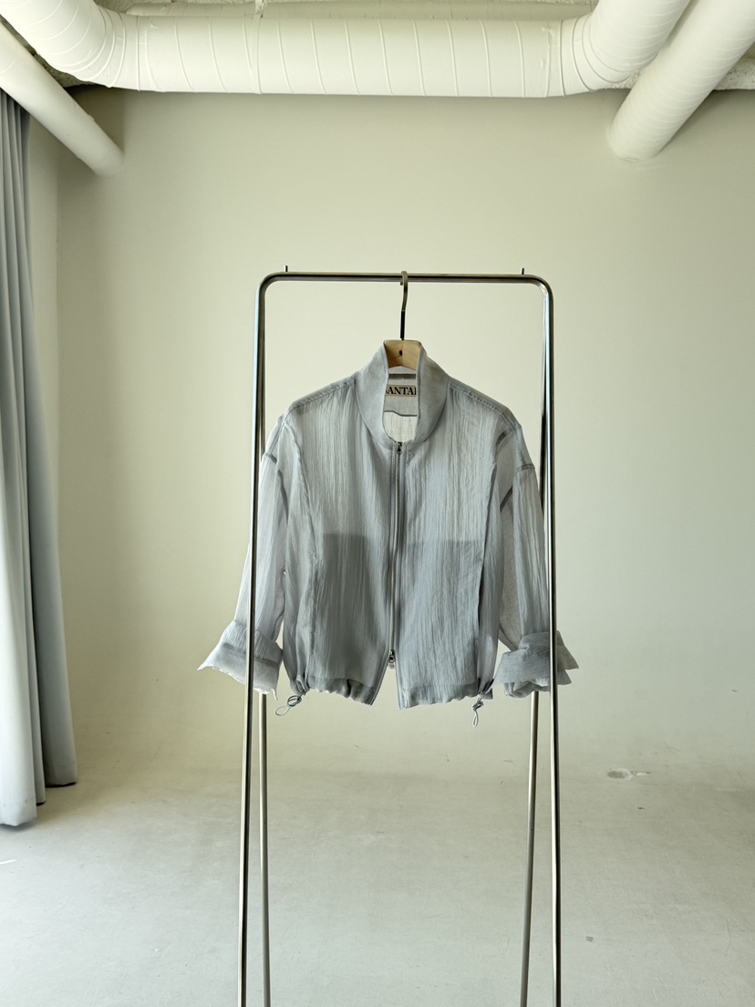 SANTAL韓國直郵女士新品職業人氣休閑推薦26夏季夾克拉鏈SANTAL夾克圖色3