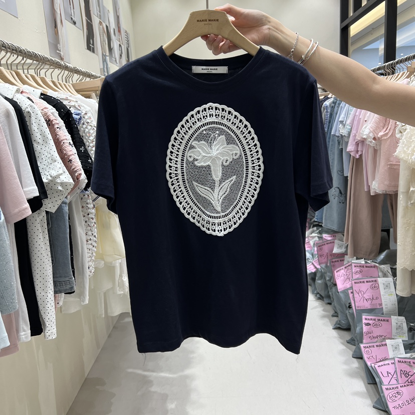 MARIE MARIE韓國東大門代購女裝新品26夏季時尚職業熱賣T恤MARIE MARIET恤圖色2