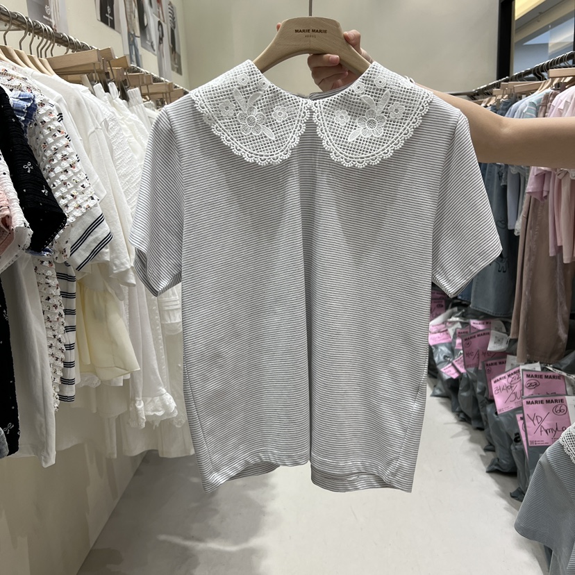 MARIE MARIE韓國代購女裝新款26春夏時尚休閑推薦熱賣T恤MARIE MARIET恤圖色3