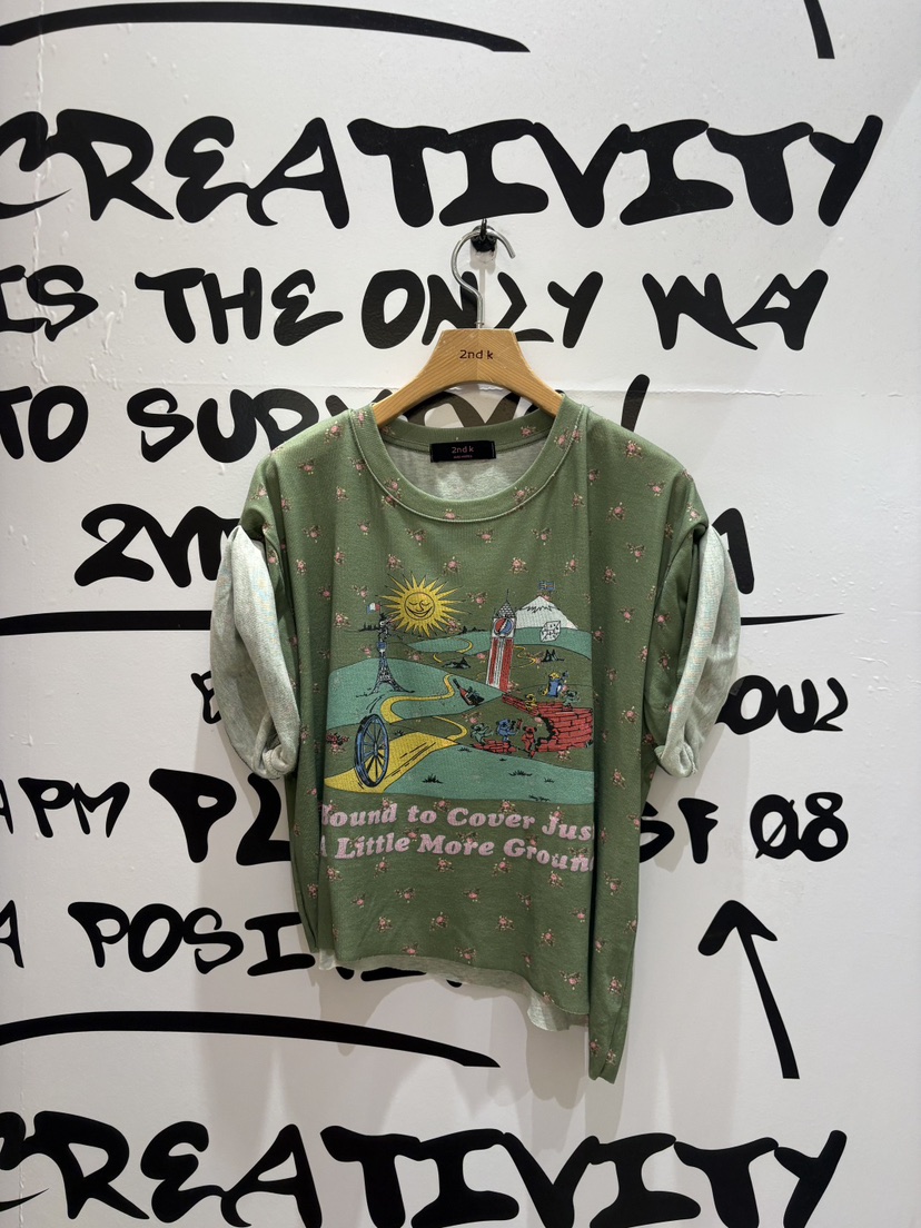 2ND K韓國直郵女裝新款熱賣26夏季時尚職業人氣26春夏T恤2ND KT恤圖色2