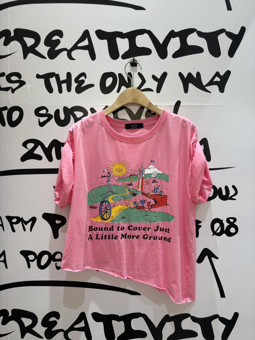 2ND K韓國直郵女裝新款熱賣26夏季時尚職業人氣26春夏T恤2ND KT恤圖色4