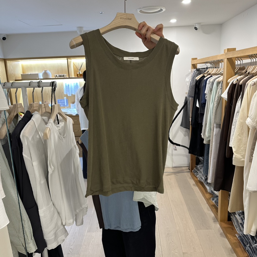 ROUNDER韓國東大門代購女裝新款熱賣推薦人氣26夏季吊帶背心ROUNDER吊帶/背心圖色2