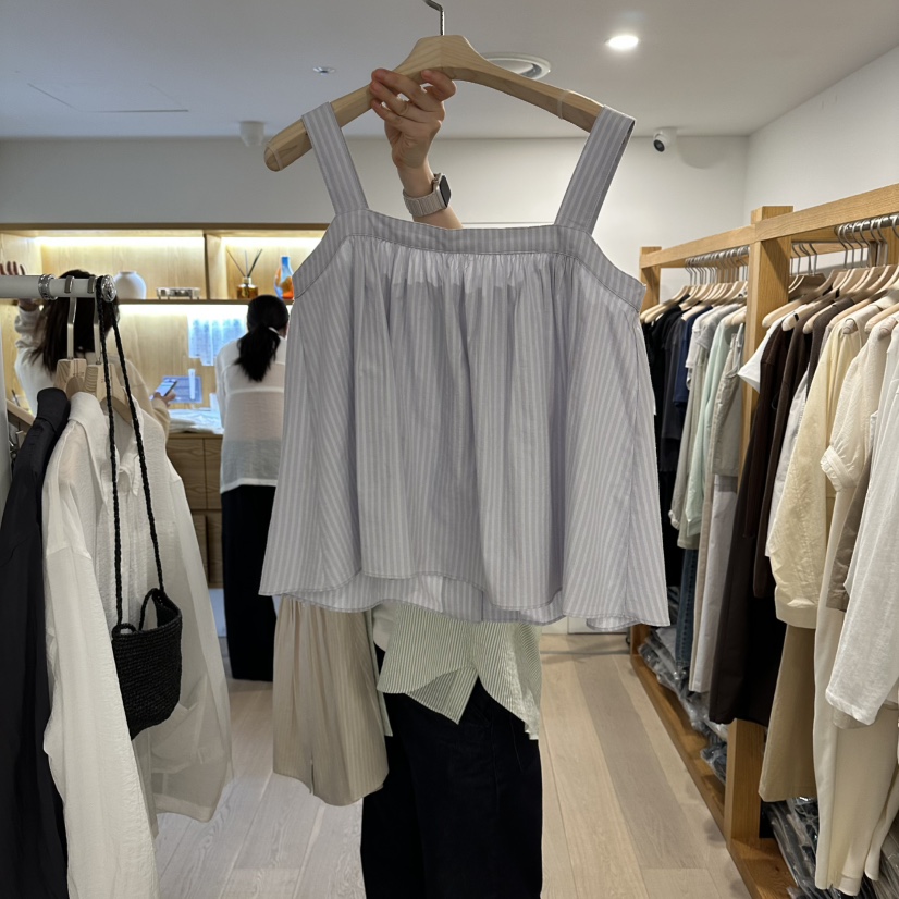 ROUNDER韓國直郵女士新款真品時尚推薦休閑人氣職業吊帶背心ROUNDER吊帶/背心