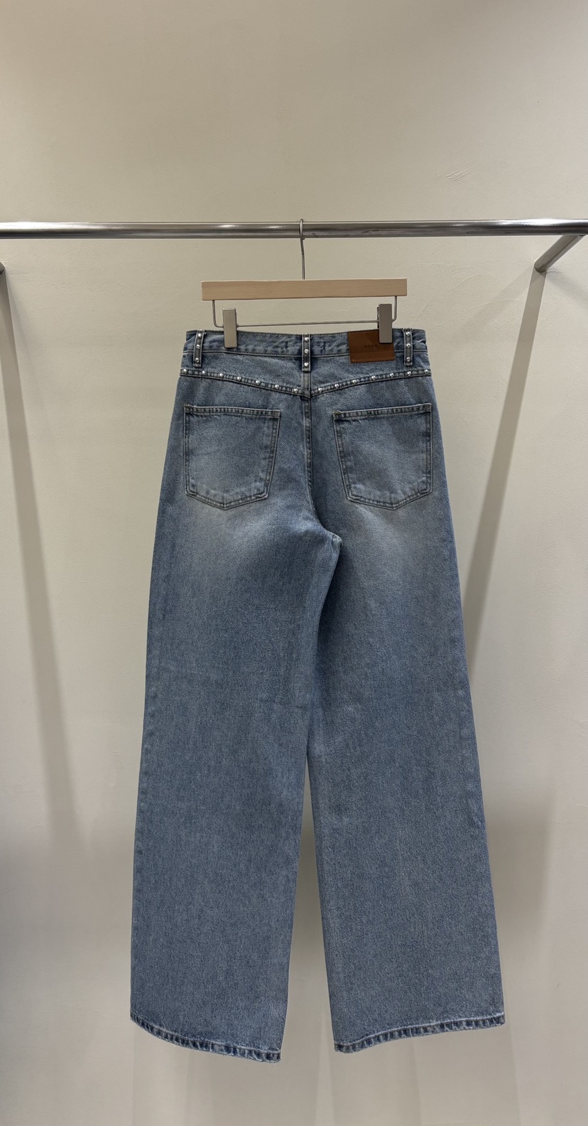 MABE韓國直郵實拍女士新款時尚26夏季26春夏推薦休閑牛仔褲MABE牛仔褲