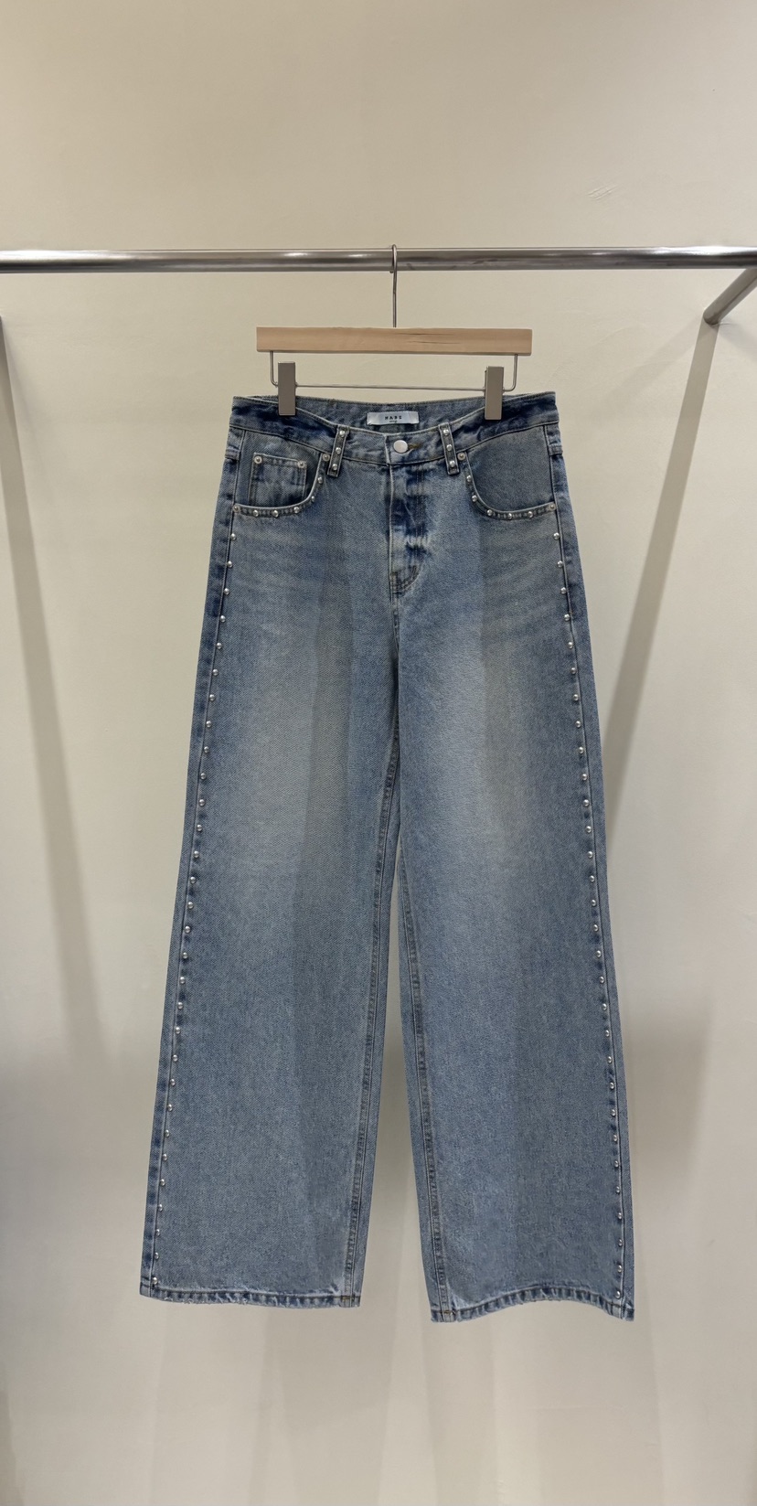 MABE韓國直郵實拍女士新款時尚26夏季26春夏推薦休閑牛仔褲MABE牛仔褲圖色1