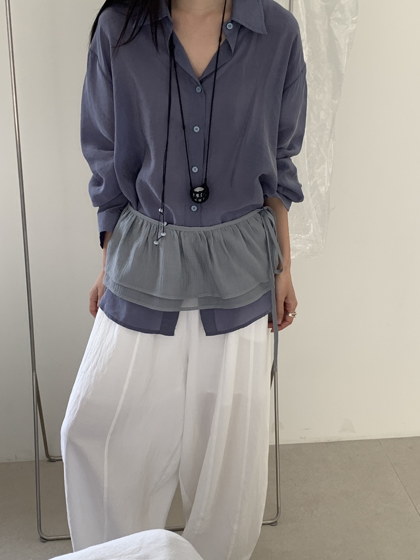 RIVER RAIN韓國直郵女士新品熱賣職業26春夏休閑套裝含腰帶RIVER RAIN套裝