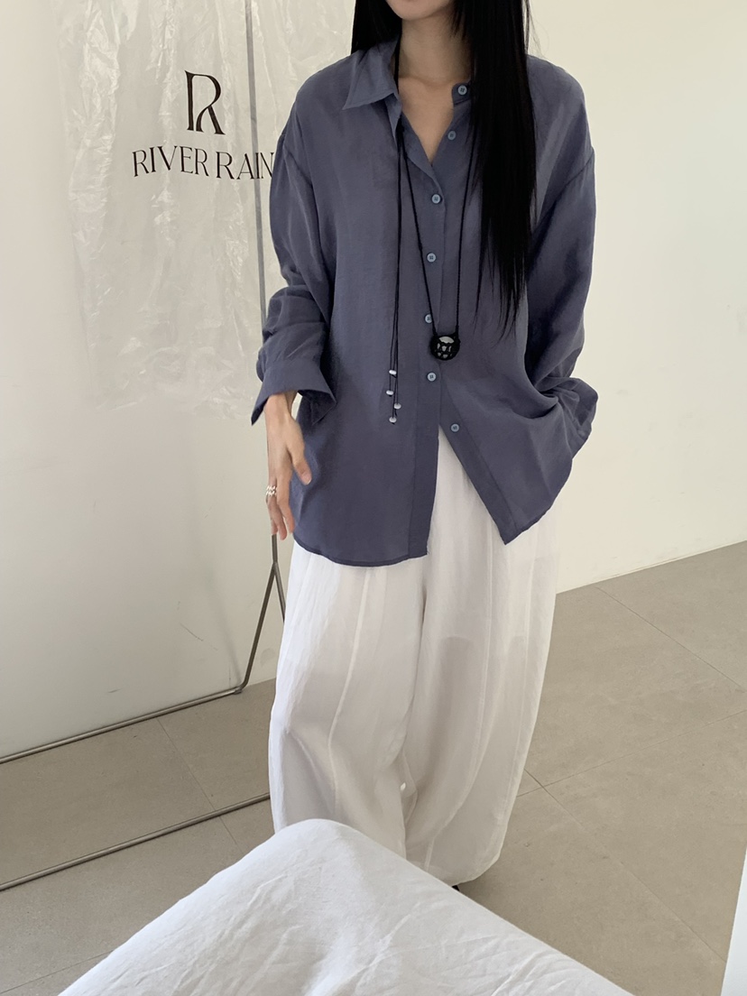 RIVER RAIN韓國直郵女士新品熱賣職業26春夏休閑套裝含腰帶RIVER RAIN套裝