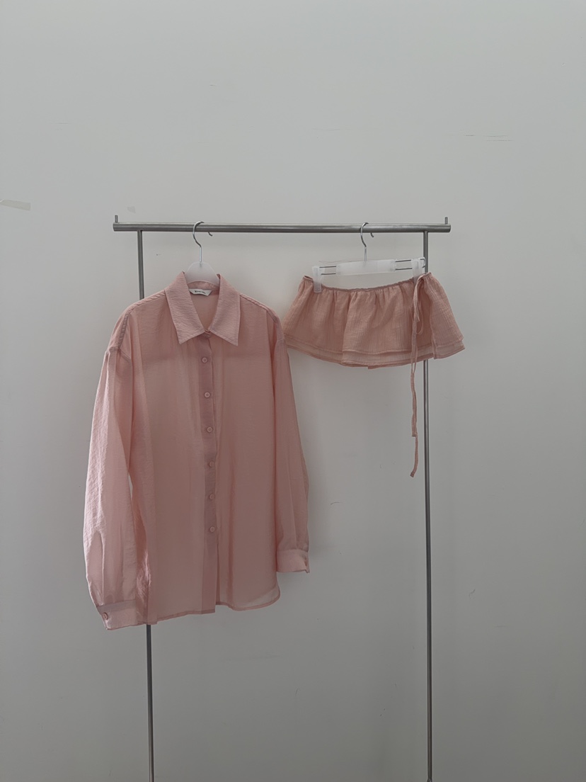 RIVER RAIN韓國直郵女士新品熱賣職業26春夏休閑套裝含腰帶RIVER RAIN套裝圖色2