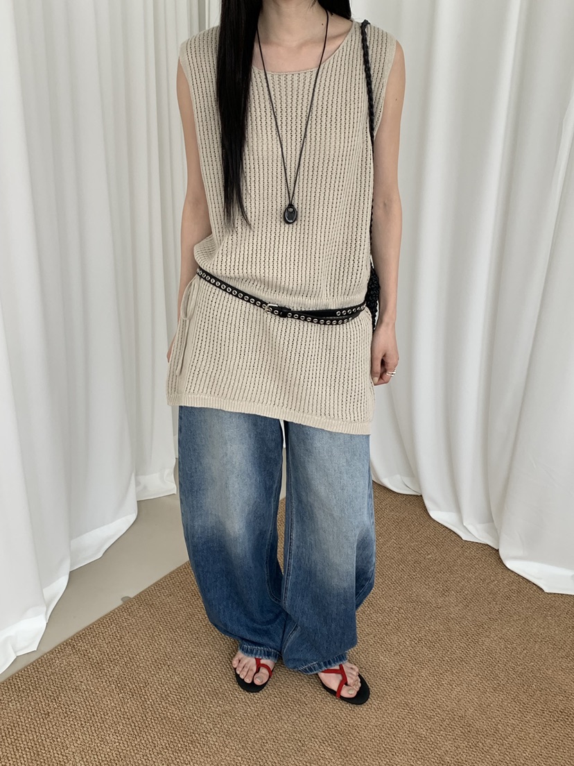 RIVER RAIN韓國代購女士新品職業人氣休閑熱賣26春夏吊帶背心RIVER RAIN吊帶/背心