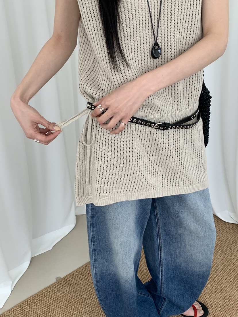 RIVER RAIN韓國代購女士新品職業人氣休閑熱賣26春夏吊帶背心RIVER RAIN吊帶/背心