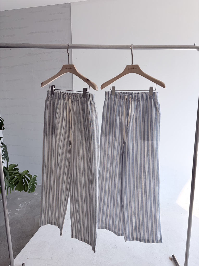 ORDINARYA/ROSEMOSS韓國代購女士新品人氣26夏季休閑褲亞麻布ORDINARYA/ROSEMOSS休閑褲