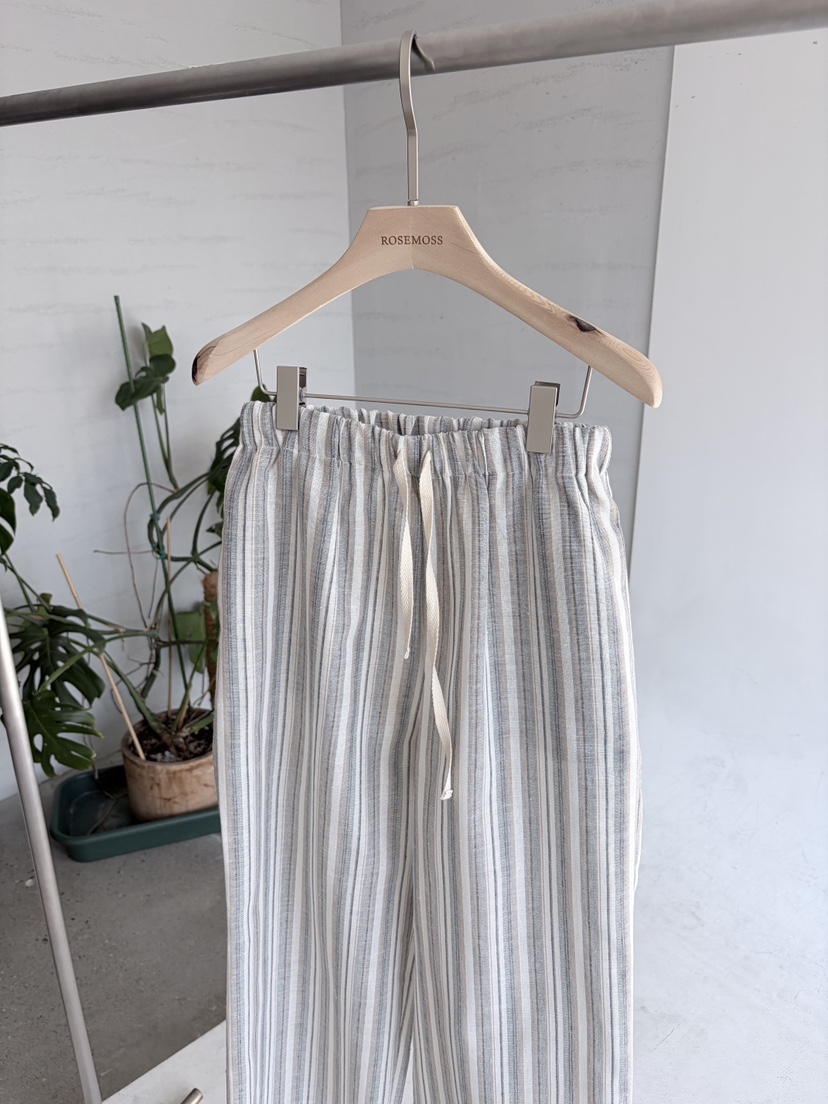 ORDINARYA/ROSEMOSS韓國代購女士新品人氣26夏季休閑褲亞麻布ORDINARYA/ROSEMOSS休閑褲