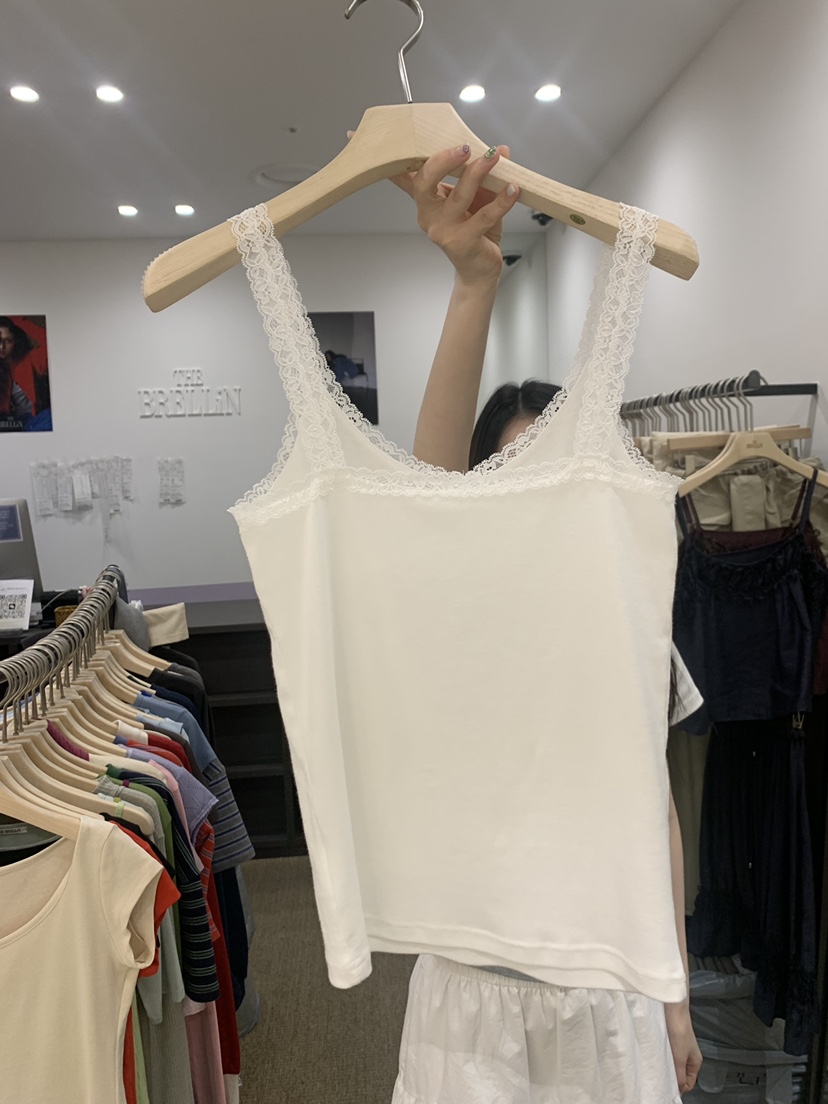 BRELLIN韓國直郵實拍女裝新款26春夏熱賣26夏季吊帶背心蕾絲BRELLIN吊帶/背心