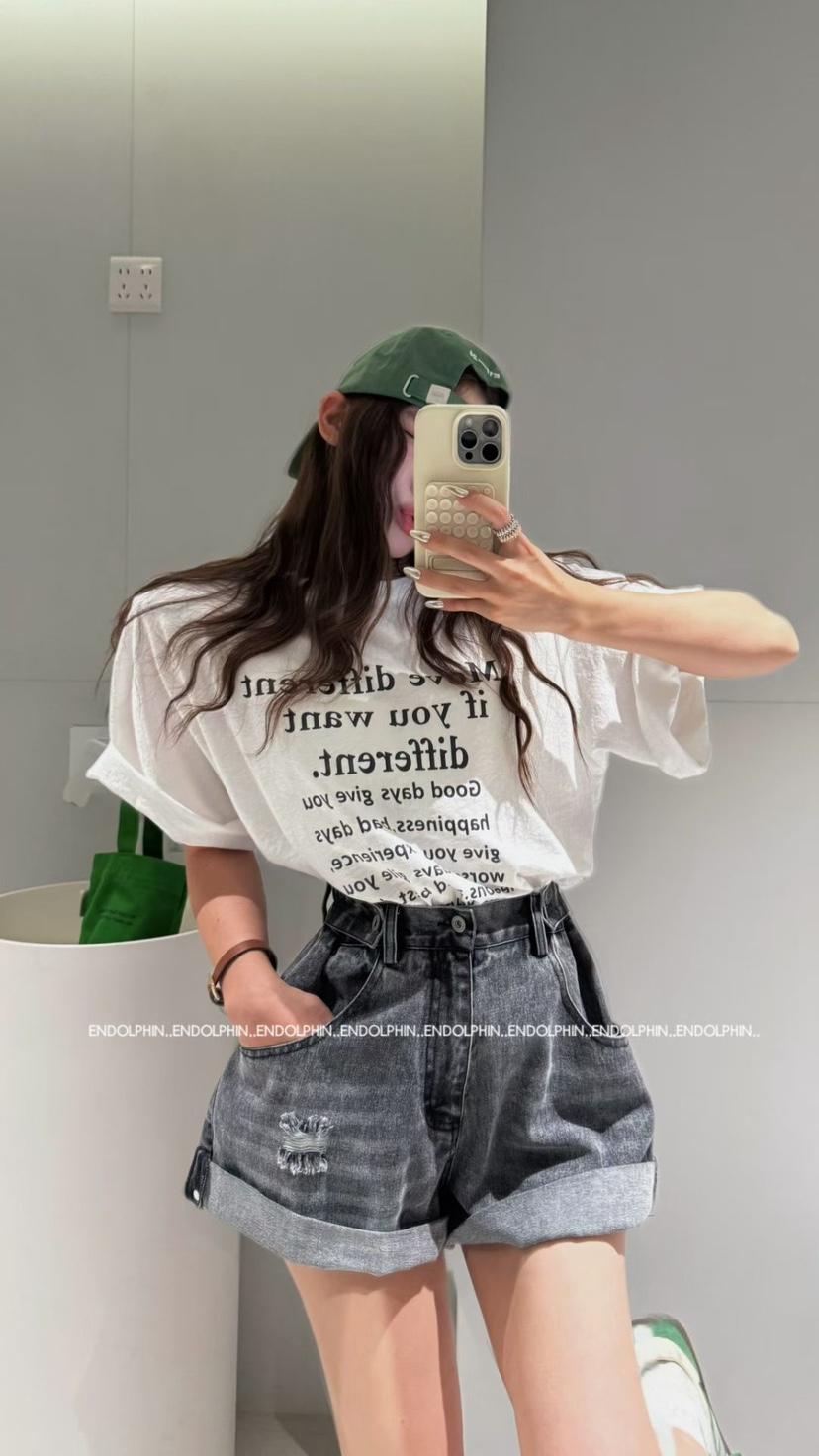 ENDOLPHIN韓國東大門直郵女士新品26春夏職業人氣時尚短褲ENDOLPHIN短褲圖色1