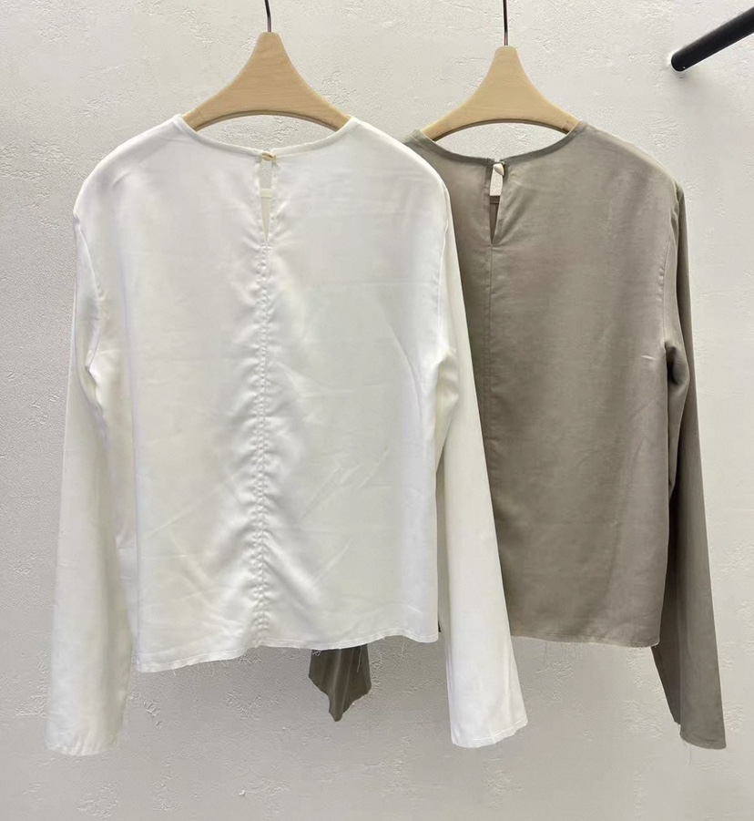 AUTUMN BEIGE-Q韓國代購女士新款職業真品襯衫蕾絲衫真絲A.b/AUTUMN BEIGE襯衫/蕾絲衫