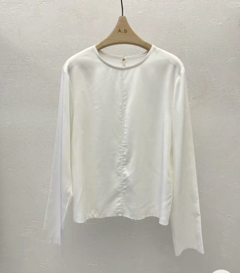 AUTUMN BEIGE-Q韓國代購女士新款職業真品襯衫蕾絲衫真絲A.b/AUTUMN BEIGE襯衫/蕾絲衫圖色2