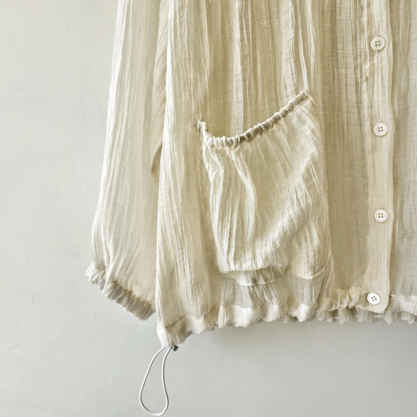 LA BLOOM韓國直郵女士新品職業人氣26夏季熱賣夾克口袋褶皺La Bloom夾克