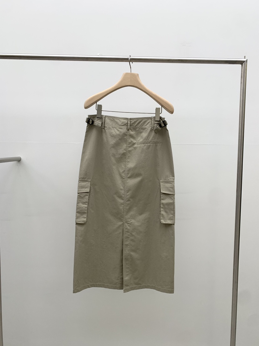 LEGACY BONE東大門實拍韓國女士新品推薦時尚休閑長裙口袋LEGACY BONE長裙