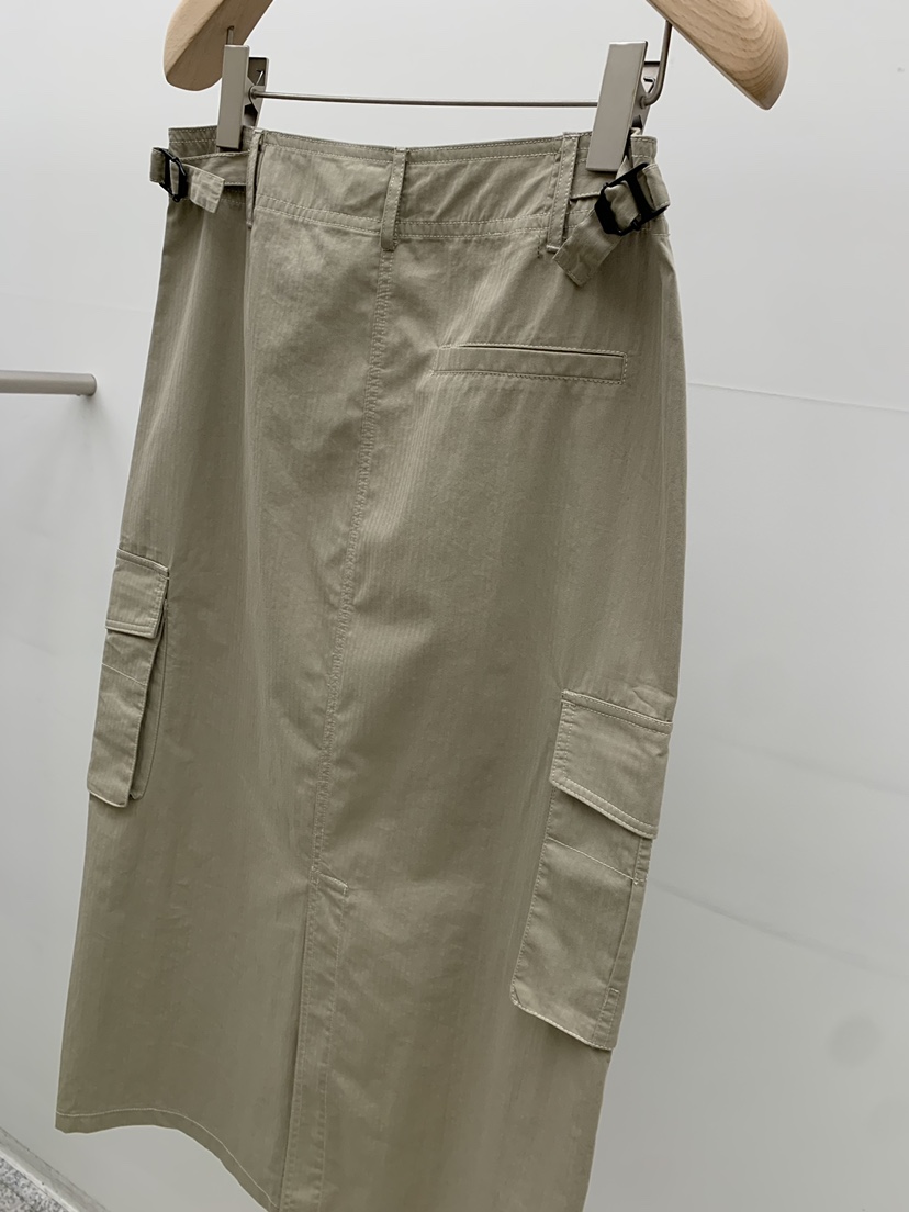 LEGACY BONE東大門實拍韓國女士新品推薦時尚休閑長裙口袋LEGACY BONE長裙