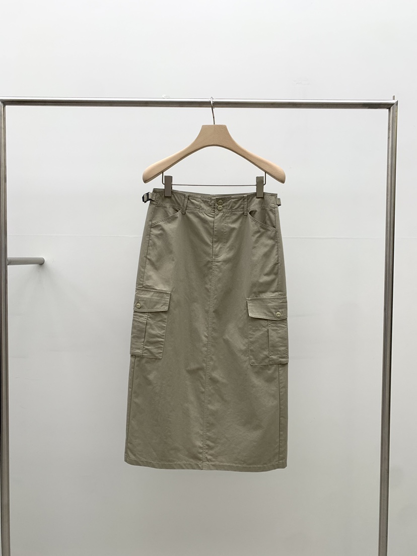 LEGACY BONE東大門實拍韓國女士新品推薦時尚休閑長裙口袋LEGACY BONE長裙圖色1