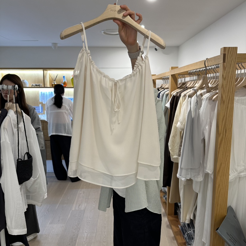 ROUNDER東大門實拍韓國女裝新款人氣休閑26夏季襯衫蕾絲衫ROUNDER襯衫/蕾絲衫圖色2