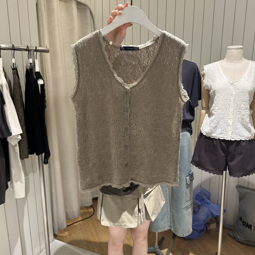 GRADE韓國直郵實拍女裝新款時尚推薦休閑26夏季26春夏吊帶背心GRADE吊帶/背心圖色2