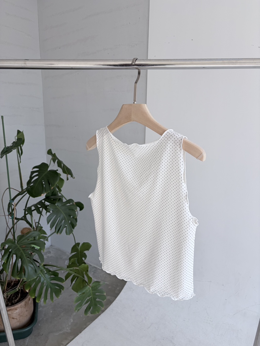 ORDINARYA/ROSEMOSS韓國直郵實拍女裝新款熱賣吊帶背心圓點ORDINARYA/ROSEMOSS吊帶/背心