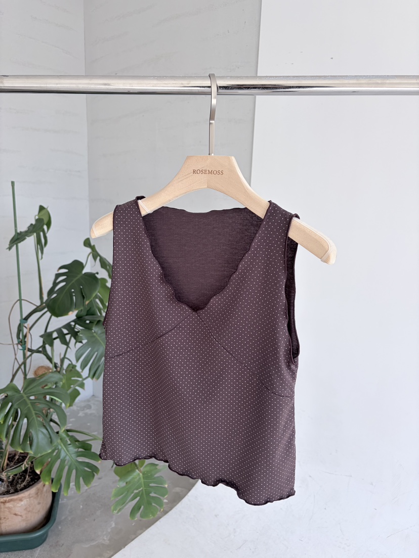 ORDINARYA/ROSEMOSS韓國直郵實拍女裝新款熱賣吊帶背心圓點ORDINARYA/ROSEMOSS吊帶/背心圖色2