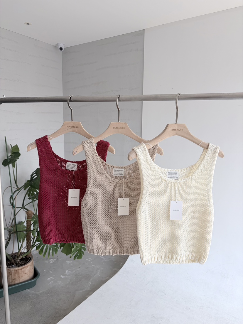 ORDINARYA/ROSEMOSS韓國直郵實拍女裝新款職業吊帶背心棉質ORDINARYA/ROSEMOSS吊帶/背心