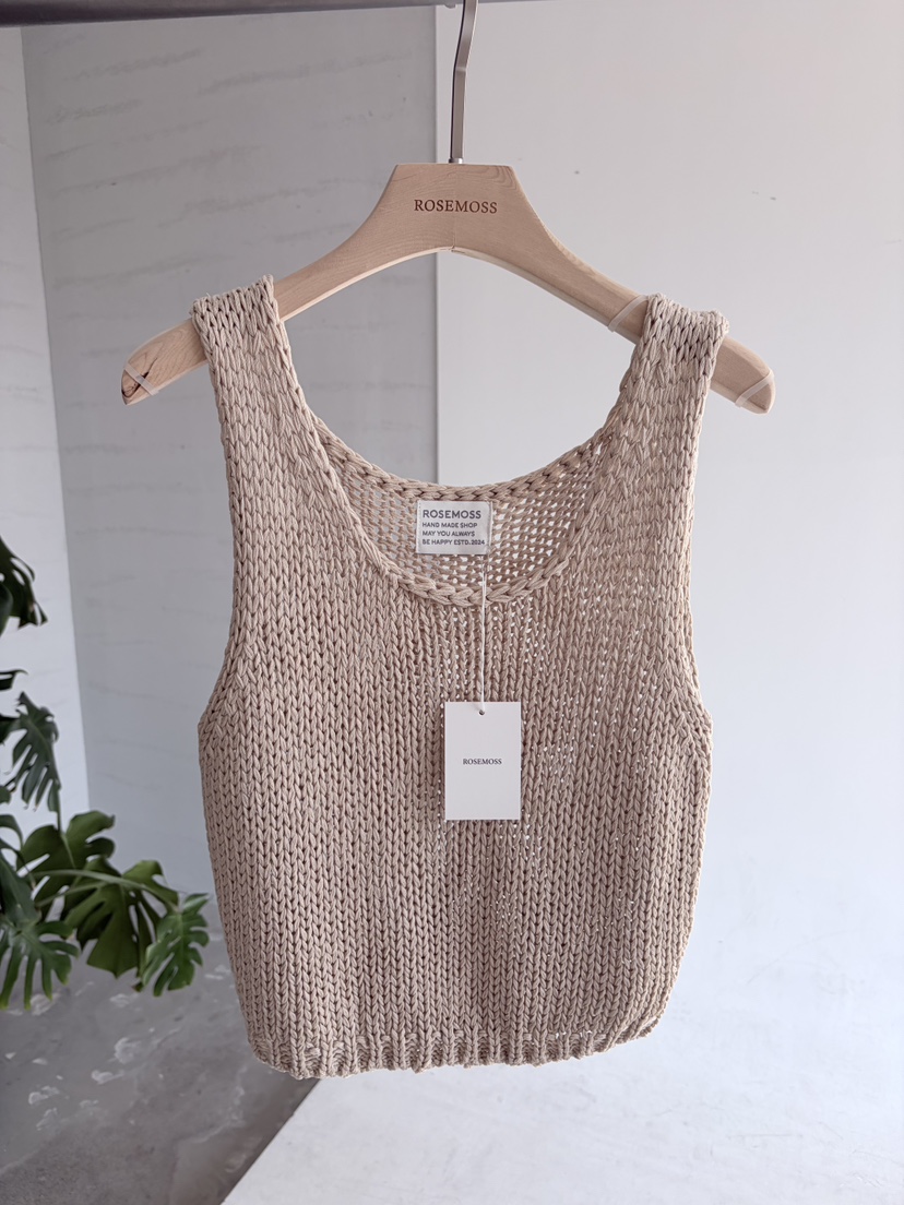 ORDINARYA/ROSEMOSS韓國直郵實拍女裝新款職業吊帶背心棉質ORDINARYA/ROSEMOSS吊帶/背心圖色1