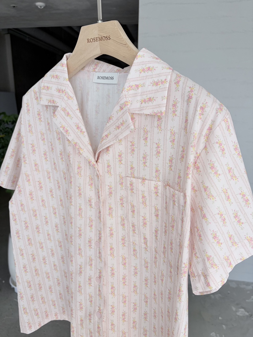 ORDINARYA/ROSEMOSS韓國代購女士新品26夏季休閑襯衫蕾絲衫ORDINARYA/ROSEMOSS襯衫/蕾絲衫