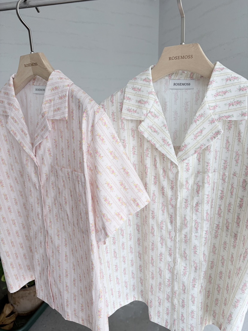 ORDINARYA/ROSEMOSS韓國代購女士新品26夏季休閑襯衫蕾絲衫ORDINARYA/ROSEMOSS襯衫/蕾絲衫