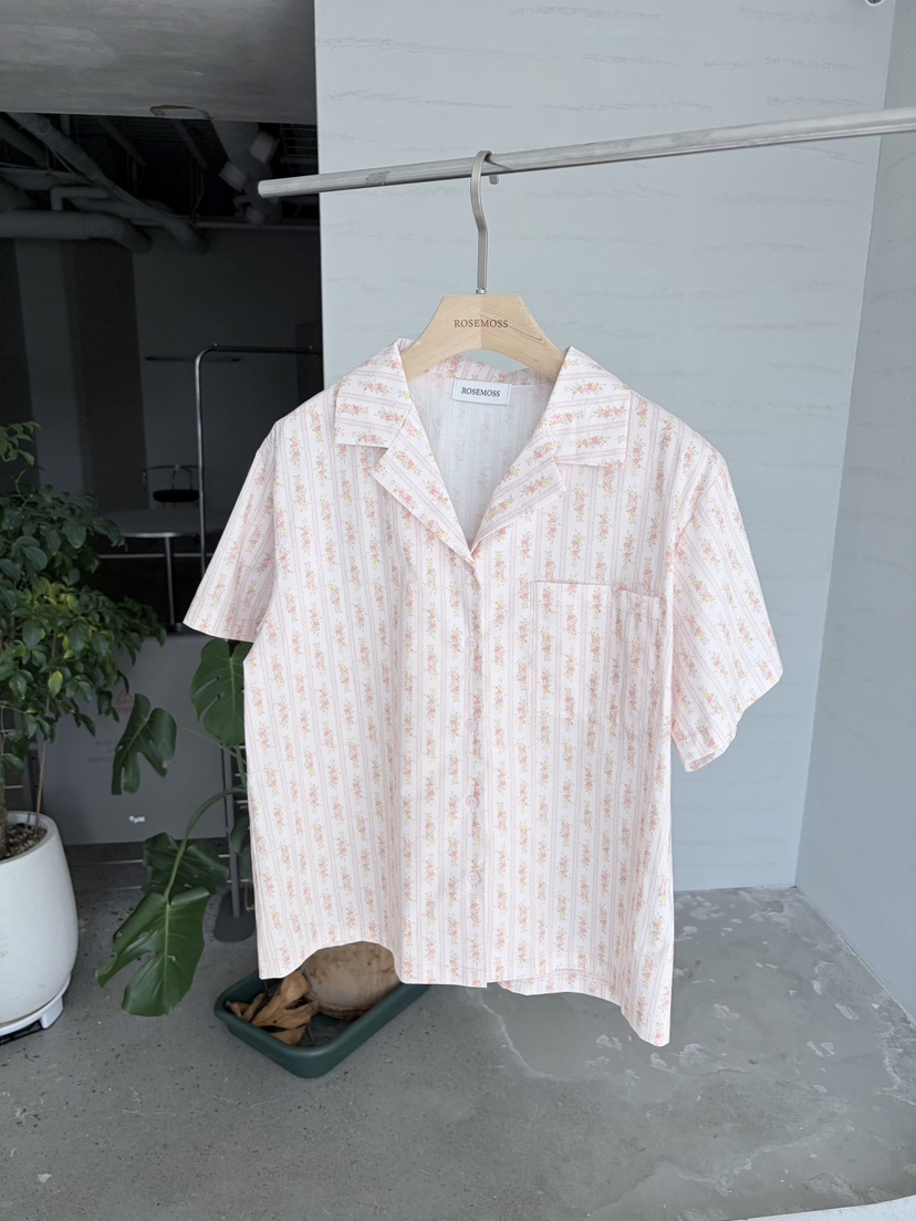 ORDINARYA/ROSEMOSS韓國代購女士新品26夏季休閑襯衫蕾絲衫ORDINARYA/ROSEMOSS襯衫/蕾絲衫圖色1粉色