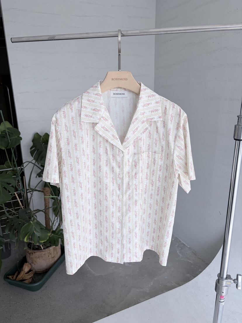 ORDINARYA/ROSEMOSS韓國代購女士新品26夏季休閑襯衫蕾絲衫ORDINARYA/ROSEMOSS襯衫/蕾絲衫圖色2奶油色