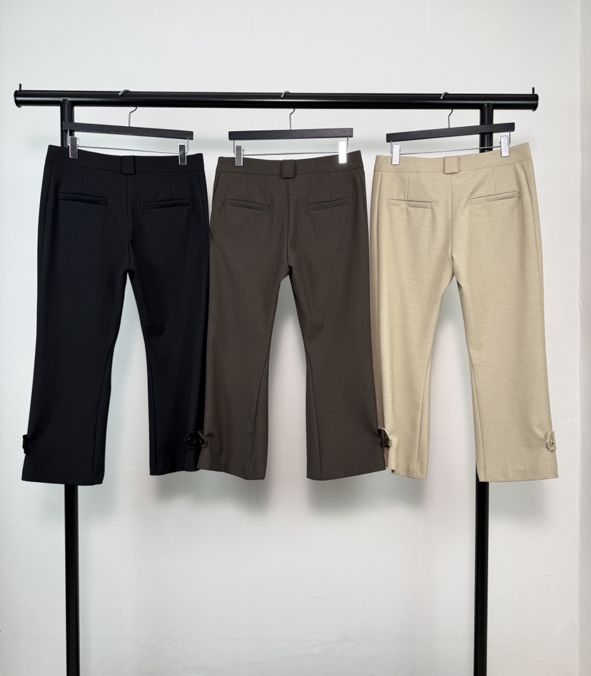 FEFFER韓國直郵實拍女士新品26春夏熱賣人氣休閑褲七分褲FEFFER休閑褲