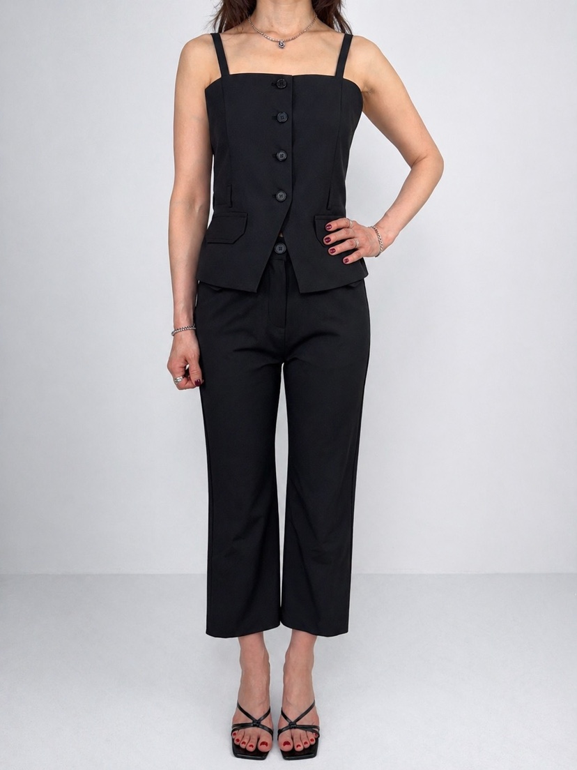 FEFFER韓國直郵實拍女士新品26春夏熱賣人氣休閑褲七分褲FEFFER休閑褲