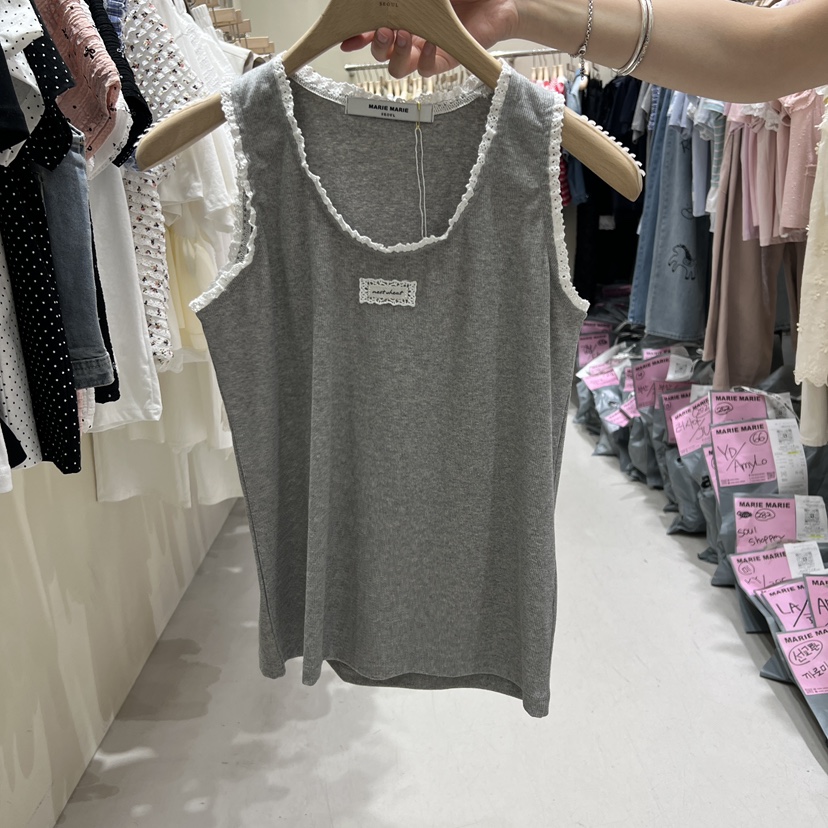 MARIE MARIE韓國代購女士新品時尚26春夏真品熱賣吊帶背心MARIE MARIE吊帶/背心圖色2