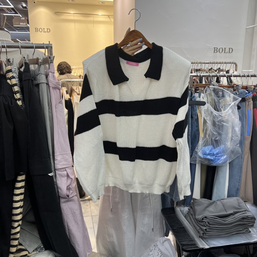 BLACK BABI東大門代購女士新品推薦真品人氣熱賣休閑針織衫BLACK BABI針織衫圖色2