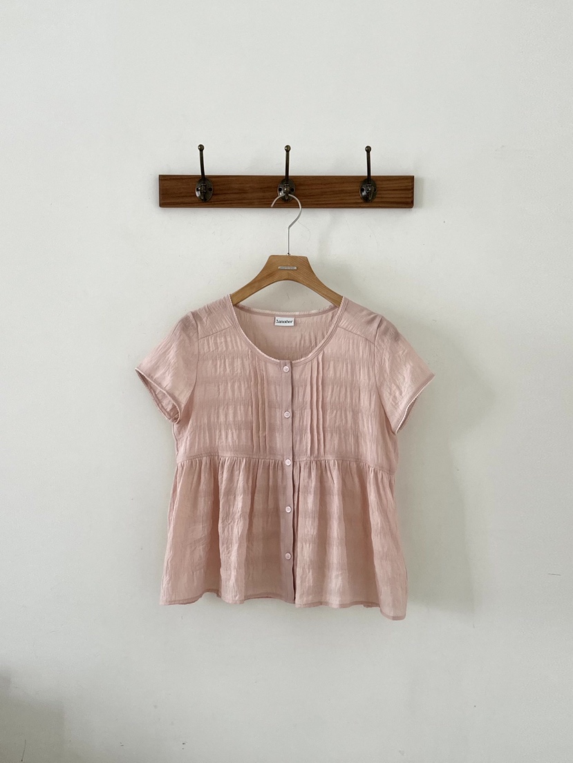 3 ANOTHER東大門實拍韓國女裝新款休閑26春夏襯衫蕾絲衫3 ANOTHER襯衫/蕾絲衫圖色1