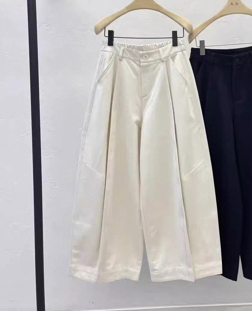 AUTUMN BEIGE-Q東大門直郵女裝新品26春夏休閑褲闊腿褲A.b/AUTUMN BEIGE休閑褲圖色2