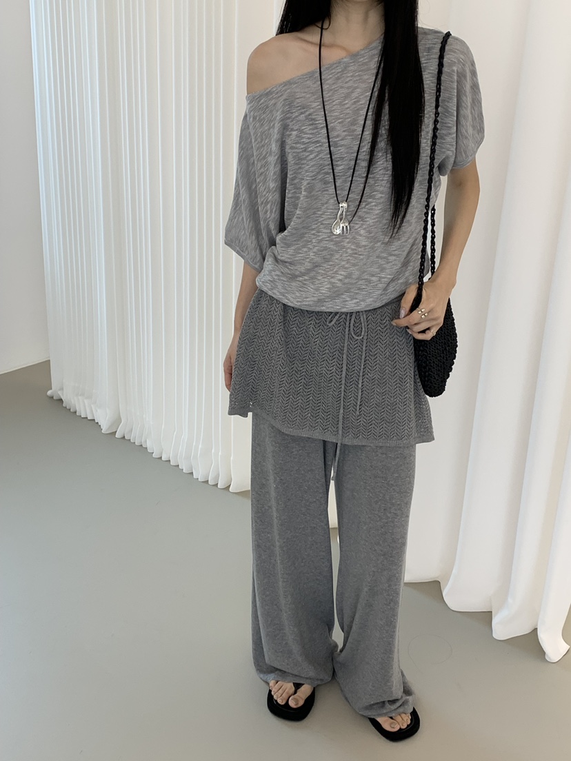 RIVER RAIN韓國直郵實拍女裝新品時尚熱賣26春夏推薦針織衫RIVER RAIN針織衫