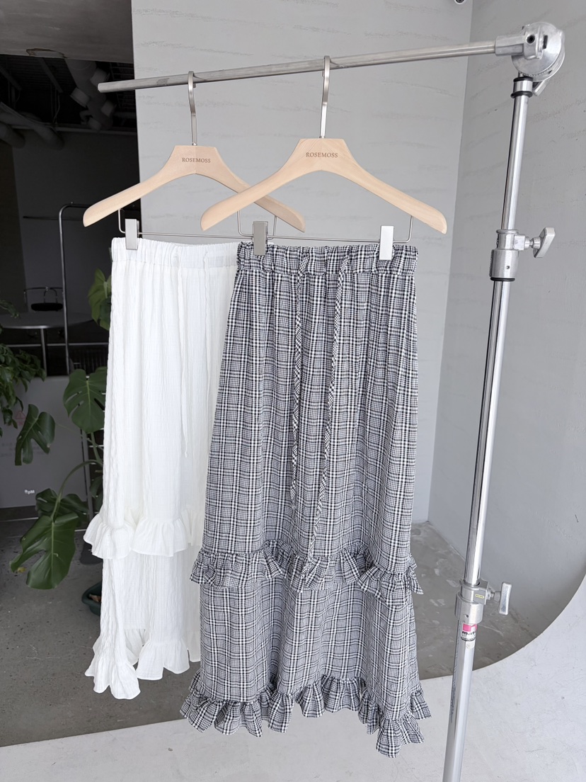 ORDINARYA/ROSEMOSS東大門實拍女裝新品時尚職業長裙荷葉邊ORDINARYA/ROSEMOSS長裙