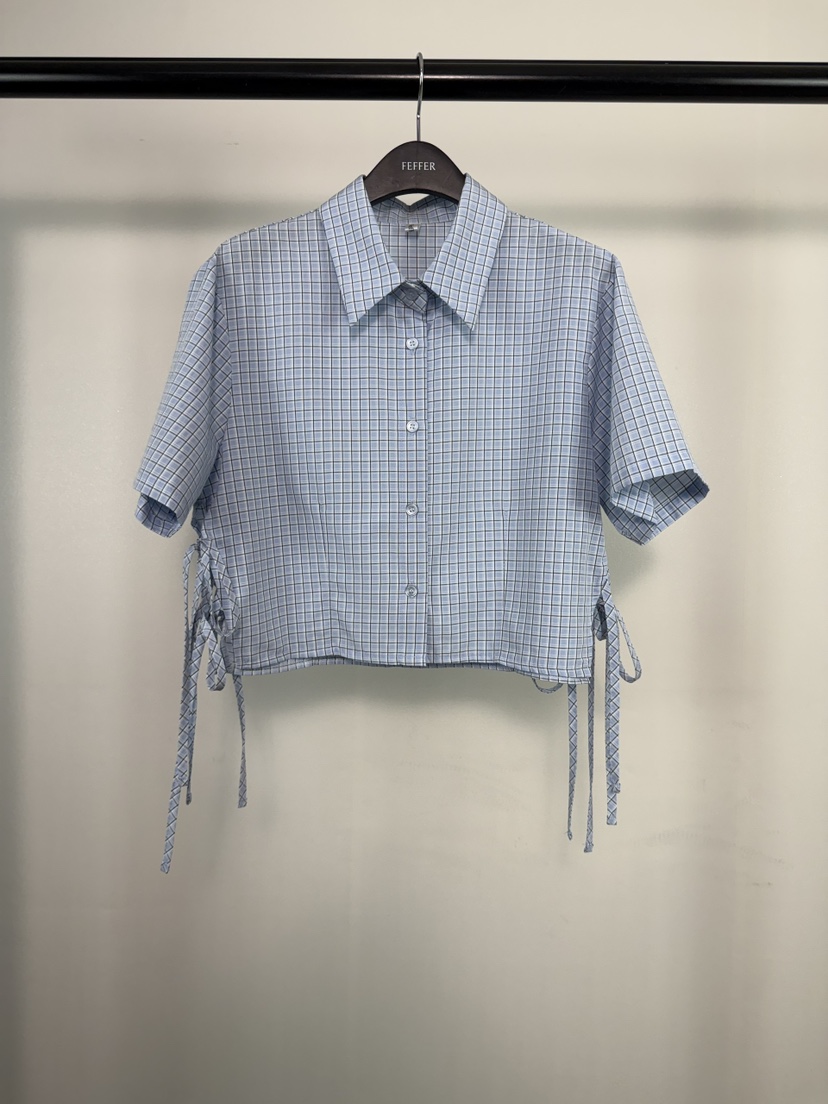 FEFFER東大門代購女裝新款職業26春夏休閑時尚襯衫蕾絲衫FEFFER襯衫/蕾絲衫圖色1