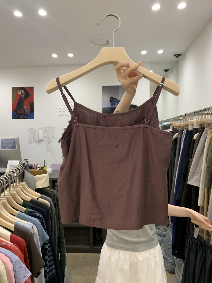 BRELLIN東大門代購女士新款人氣熱賣真品休閑吊帶背心蕾絲BRELLIN吊帶/背心